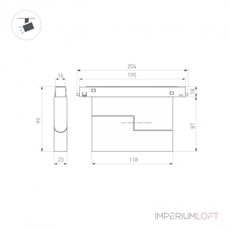 Arlight Светильник MAG-ORIENT-DOTS-FOLD-S195-6Вт Day4000 BK 30 deg 48В IP20 041921 Arlight Светильник MAG-ORIENT-DOTS-FOLD-S195-6Вт Day4000 BK 30 deg 48В IP20 041921