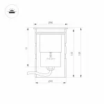 Arlight Светильник ART-GROUND-ZOOM-R80-8Вт Day4000 SL 15-50 deg 24В IP67 051697