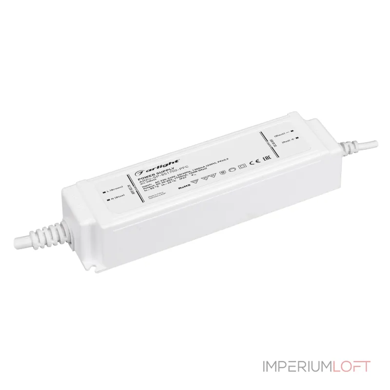 Arlight Блок питания ARPJ-SP-851750-PFC 150Вт 60-85В 1.75A IP67 038624 Arlight Блок питания ARPJ-SP-851750-PFC 150Вт 60-85В 1.75A IP67 038624
