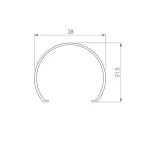 Arlight Экран ARH-POWER-W154-2000 OPAL 036344