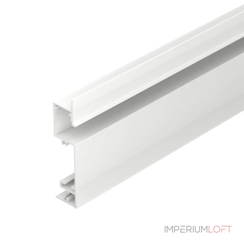 Профиль PLINTUS-H73-F-2000 WHITE Arlight Алюминий 043592