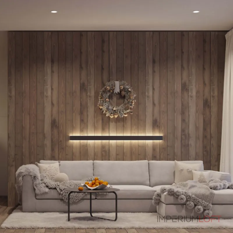 Arlight Профиль WALL-2575-DUAL-2000 ANOD BLACK Алюминий 052332
