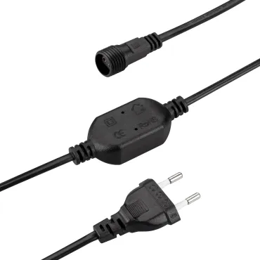 Arlight Шнур питания ARD-ICICLE-CLASSIC-1.5M Black 230В 1.6A Ardecoled 044774