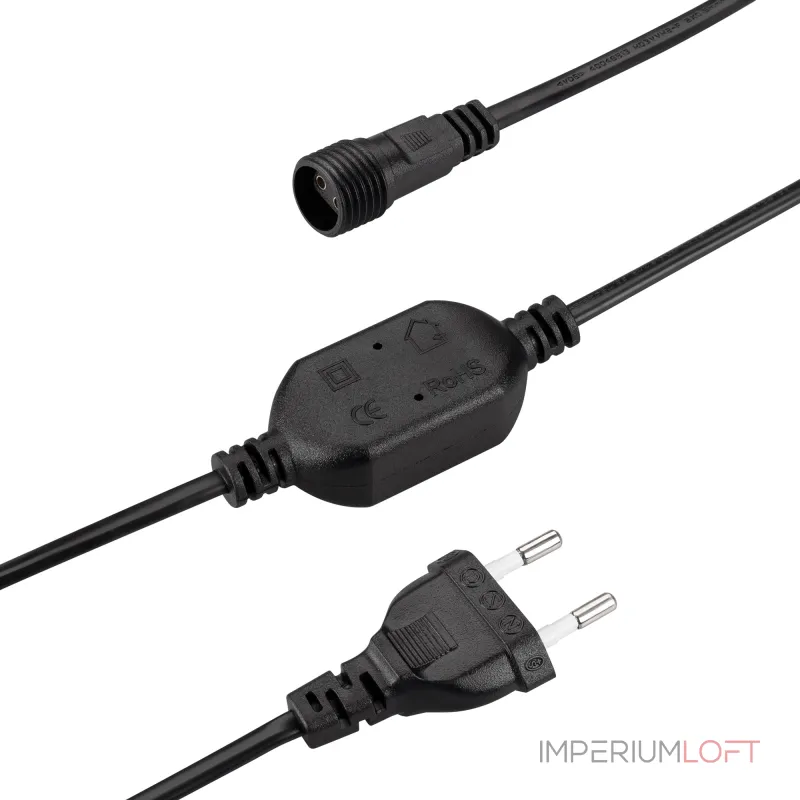 Arlight Шнур питания ARD-ICICLE-CLASSIC-1.5M Black 230В 1.6A Ardecoled 044774