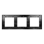Рамка стеклянная FRM-GLARE-GS-3-BK Arlight 043800