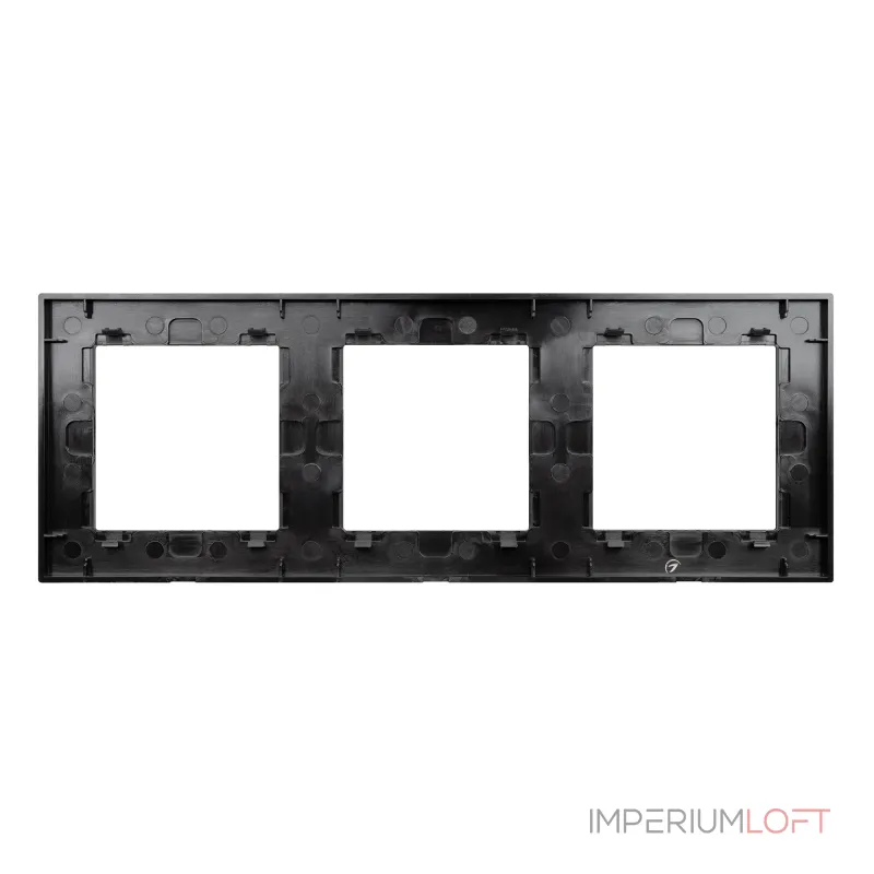 Рамка стеклянная FRM-GLARE-GS-3-BK Arlight 043800