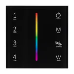 Arlight Панель Sens SMART-P30-RGBW Black 230В 4 зоны 2.4G IP20 027104