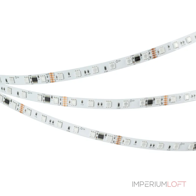 Arlight Лента DMX-B60-10mm 24В RGB-PX6 14 В/м IP20 5060 5м 039183