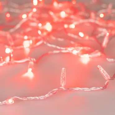 Arlight Светодиодная гирлянда ARD-STRING-CLASSIC-1000-CLEAR-100LED-PULSE Red 230В 7Вт Ardecoled IP65 031639