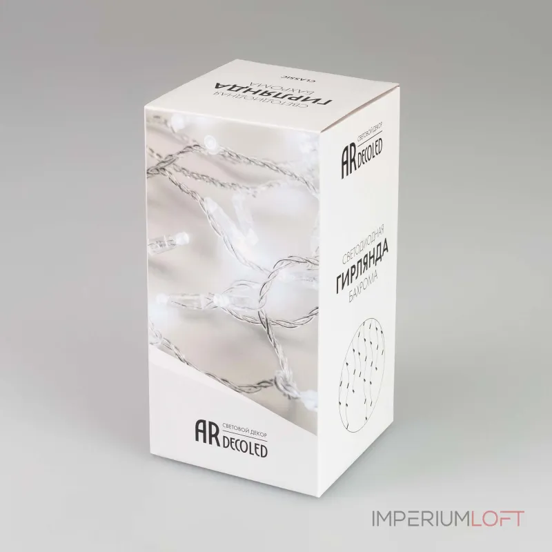 Arlight Светодиодная гирлянда ARD-EDGE-CLASSIC-2400x600-CLEAR-88LED-MILK-STD White 230В 6Вт Ardecoled IP65 034103 Arlight Светодиодная гирлянда ARD-EDGE-CLASSIC-2400x600-CLEAR-88LED-MILK-STD White 230В 6Вт Ardecoled IP65 034103