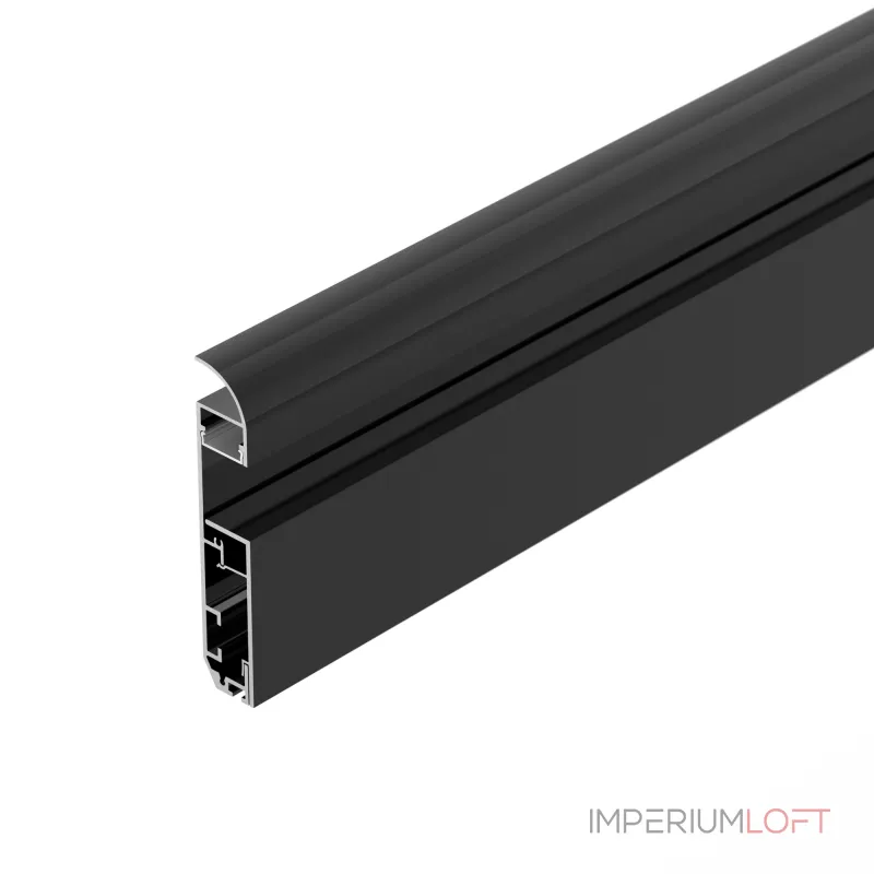 Профиль PLINTUS-H80-2000 BLACK Arlight Алюминий 045448 Профиль PLINTUS-H80-2000 BLACK Arlight Алюминий 045448