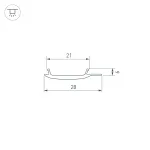 Arlight Экран STRETCH-S-20-WALL-SIDE-10м RESPECT-ST 040819