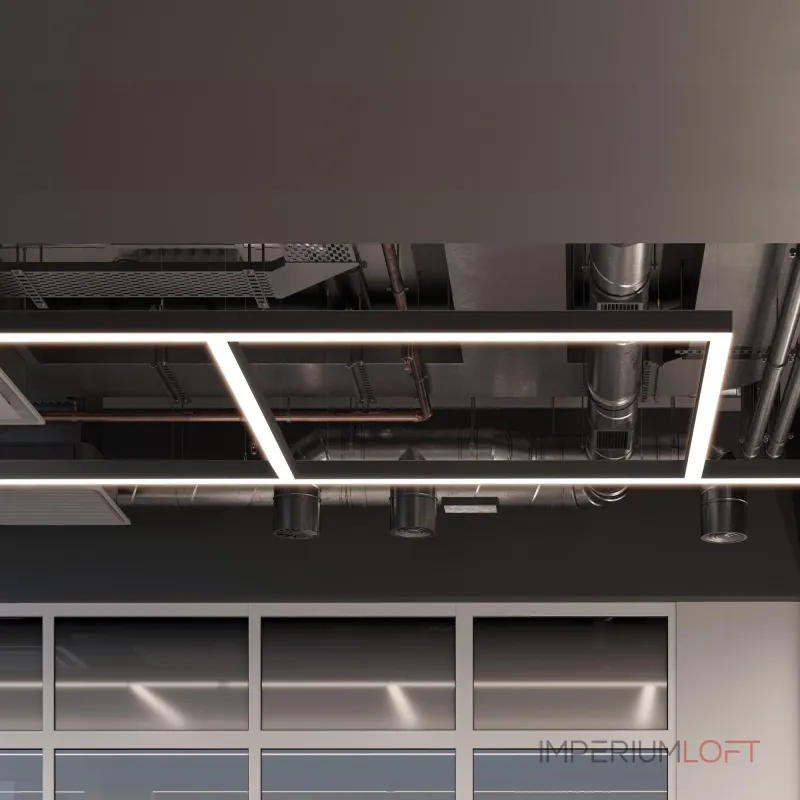 Arlight Профиль LINE-6070-3000 ANOD BLACK Алюминий 047506