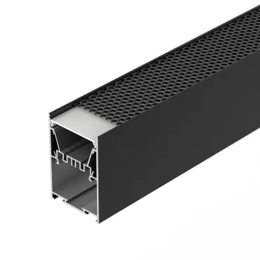 Arlight Профиль LINE-5075-HONEYCOMB-2000 BLACK Алюминий 044874