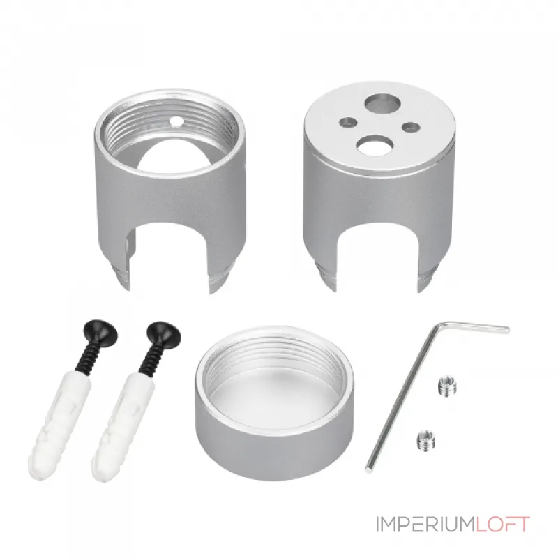 Крепление MOONLIGHT-CYL-D18-DUO-SILVER Arlight Металл 047389