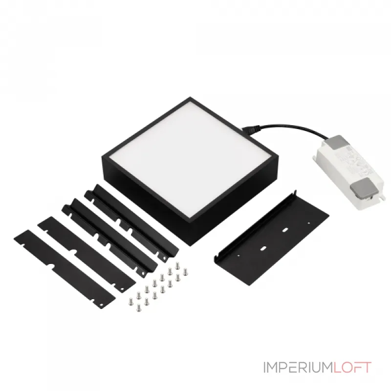 Arlight Светильник DL-GRIGLIATO-S140x140-18Вт Warm3000 BK 100 deg 230 IP40 045698 Arlight Светильник DL-GRIGLIATO-S140x140-18Вт Warm3000 BK 100 deg 230 IP40 045698