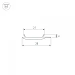 Arlight Экран STRETCH-S-20-WALL-SIDE-10м RESPECT-ST 040819