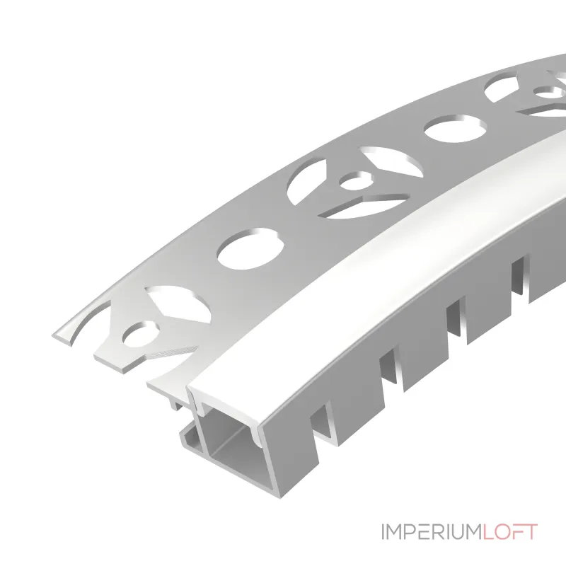 Профиль FANTOM-BENT-W12-TOP-EDGE-2000 ANOD Arlight Алюминий 040328(1)