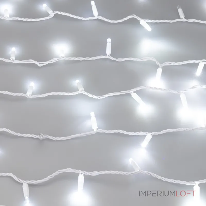 Arlight Светодиодная гирлянда ARD-STRING-CLASSIC-1000-WHITE-100LED-PULSE White 230В 7Вт Ardecoled IP65 031647