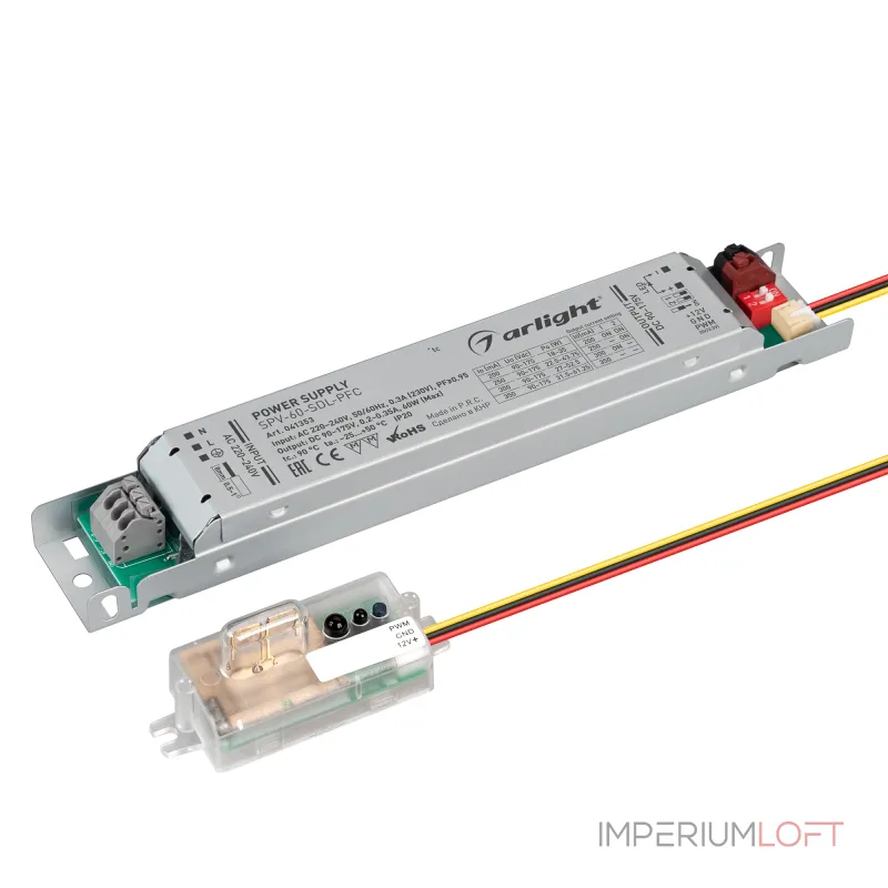 Блок питания SPV-60-SDL-PFC 60Вт 90-175В 0.2-0.35A Arlight IP20 041353