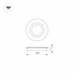 Arlight Накладка ART-DECK-CAP-FLAT-R50 SL STEEL Металл 024927