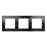 Рамка стеклянная FRM-GLARE-GS-3-BK Arlight 043800