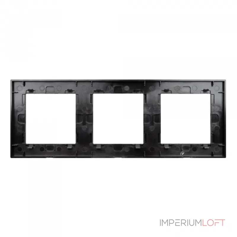 Рамка стеклянная FRM-GLARE-GS-3-BK Arlight 043800