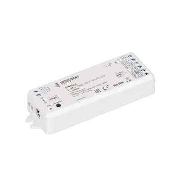 Arlight INTELLIGENT Диммер SMART-PWM-102-72-SH-PD-SUF 12-36В 2x5A TUYA BLE 2.4G IARL IP20 038545