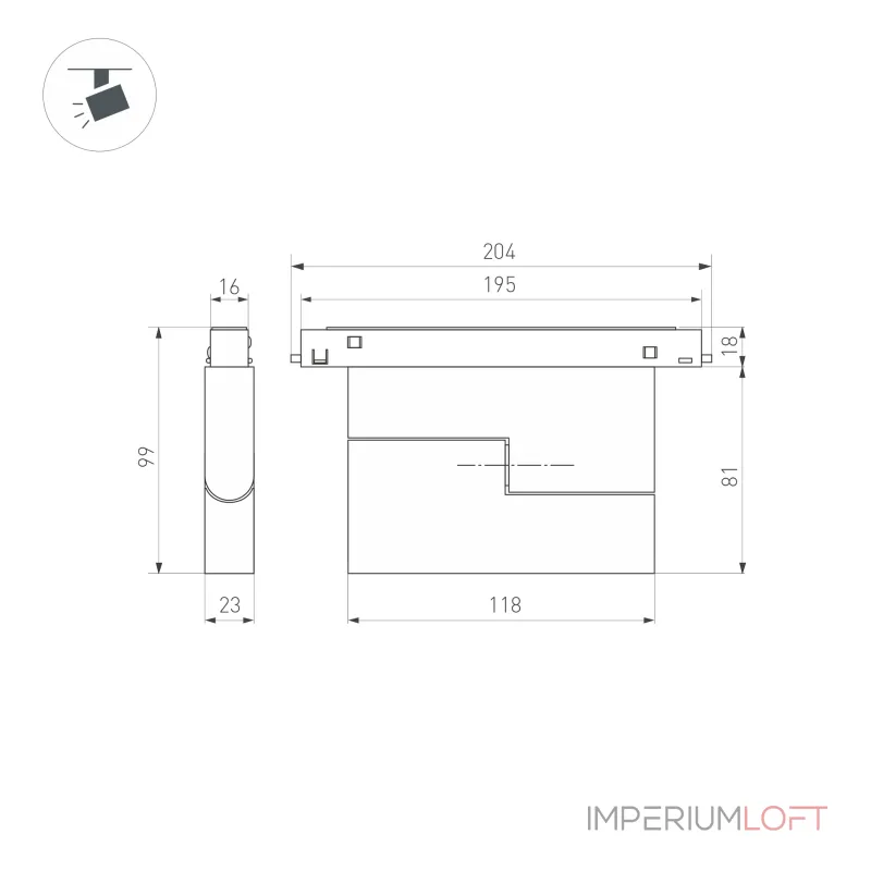 Arlight Светильник MAG-ORIENT-DOTS-FOLD-S195-6Вт Day4000 BK 30 deg 48В IP20 041921 Arlight Светильник MAG-ORIENT-DOTS-FOLD-S195-6Вт Day4000 BK 30 deg 48В IP20 041921