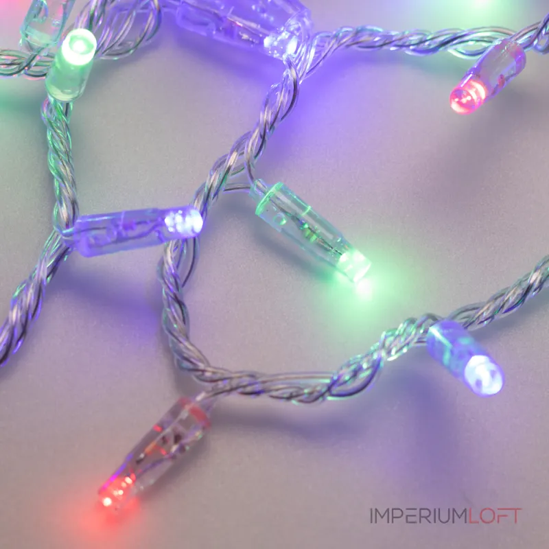 Arlight Светодиодная гирлянда ARD-STRING-CLASSIC-10000-CLEAR-100LED-LIVE RGB 230В 7Вт Ardecoled IP65 025793