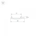 Arlight Экран STRETCH-S-20-WALL-SIDE-10м RESPECT-ST 040819