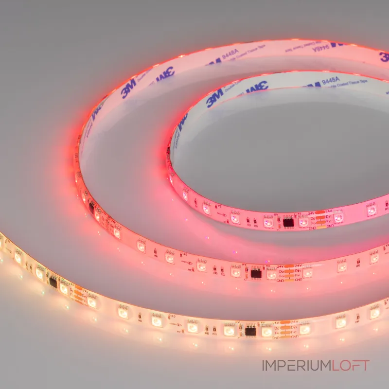 Arlight Лента герметичная SPI-SE-B60-10mm 24В RGB-PX6-BPT 12 В/м IP65 5060 5м 039601