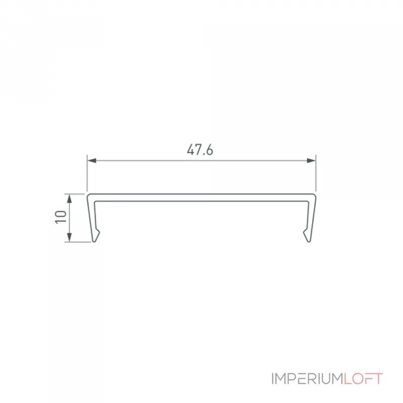 Экран S2-LINIA69-F-2500 OPAL Arlight 029672 Экран S2-LINIA69-F-2500 OPAL Arlight 029672