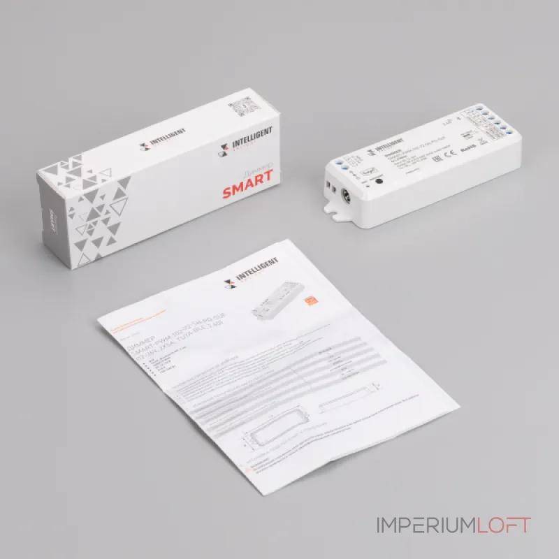 Arlight INTELLIGENT Диммер SMART-PWM-102-72-SH-PD-SUF 12-36В 2x5A TUYA BLE 2.4G IARL IP20 038545