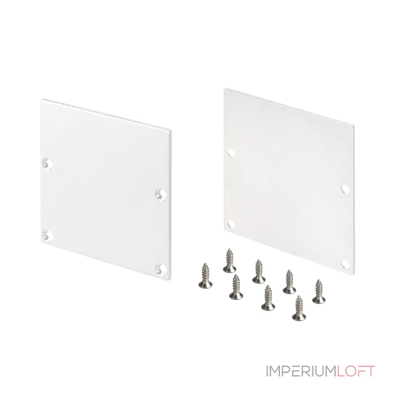 Arlight Заглушка SL-LINE-5050-LW WHITE глухая Металл 040253