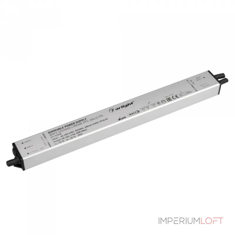 Arlight Блок питания ARPV-LG24060-LINEAR-PFC-DALI2-PD 24В 2.5A 60Вт IP67 033428 Arlight Блок питания ARPV-LG24060-LINEAR-PFC-DALI2-PD 24В 2.5A 60Вт IP67 033428