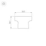 Arlight Экран ARH-FLOOR27-H28 OPAL 038703