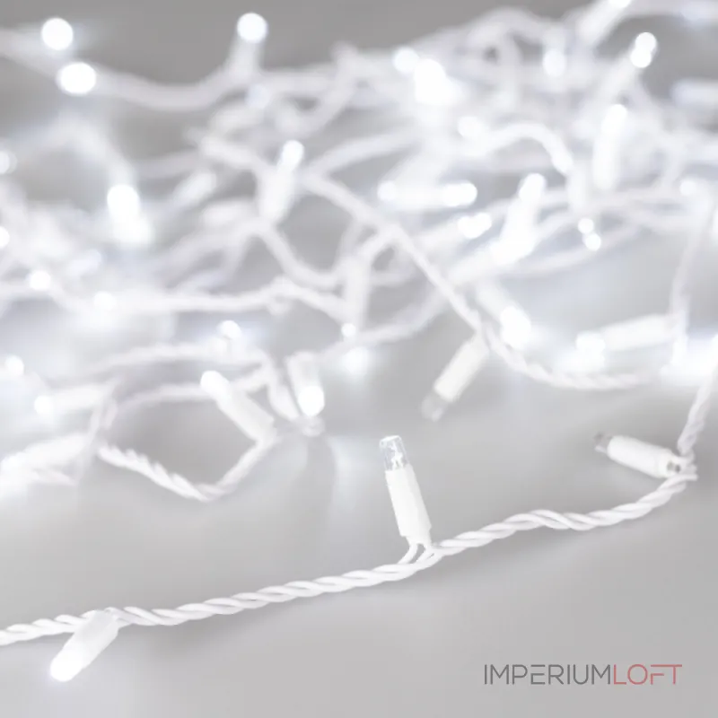 Arlight Светодиодная гирлянда ARD-STRING-CLASSIC-1000-WHITE-100LED-PULSE White 230В 7Вт Ardecoled IP65 031647