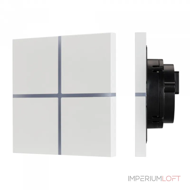 Arlight INTELLIGENT ARLIGHT Сенсорная панель KNX-304-13-IN White BUS Frameless IARL IP20 038310
