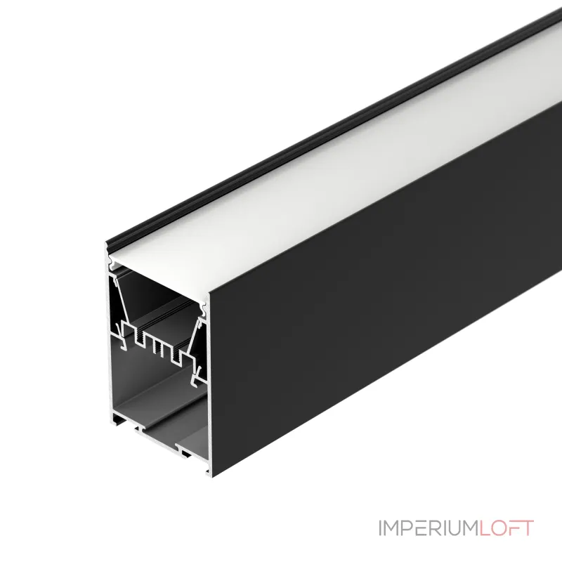 Arlight Профиль LINE-5075-HONEYCOMB-2000 BLACK Алюминий 044874