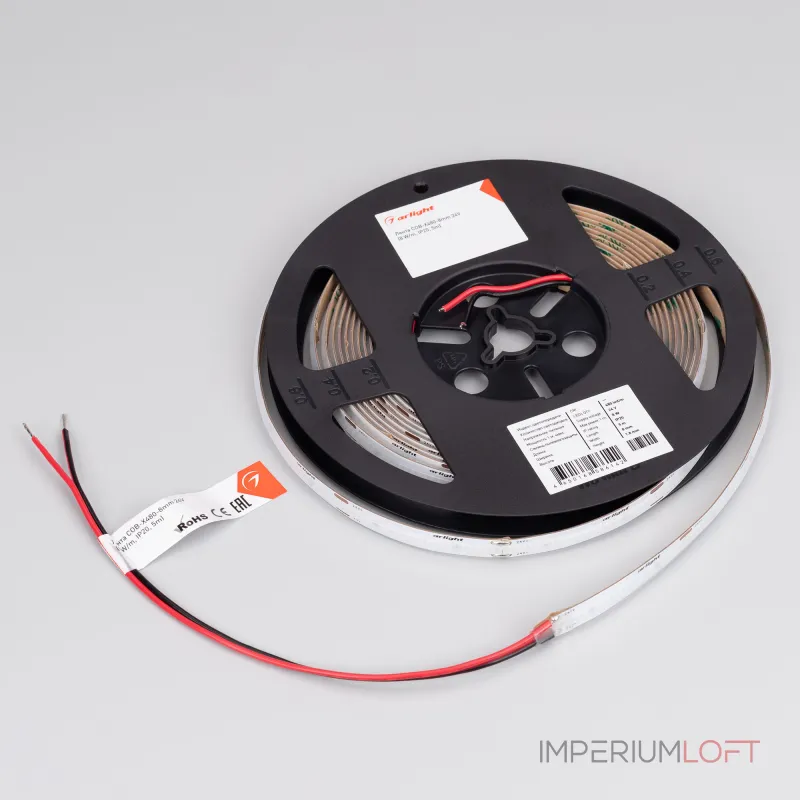 Лента COB-X480-8mm 24В Blue 8 В/м IP20 5м Arlight 047734 Лента COB-X480-8mm 24В Blue 8 В/м IP20 5м Arlight 047734