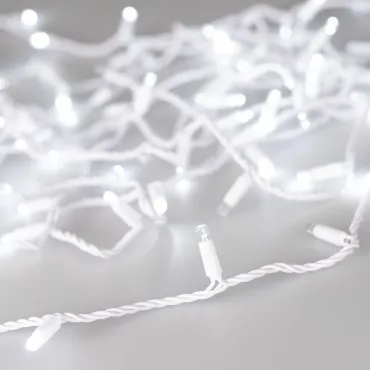 Arlight Светодиодная гирлянда ARD-STRING-CLASSIC-1000-WHITE-100LED-PULSE White 230В 7Вт Ardecoled IP65 031647