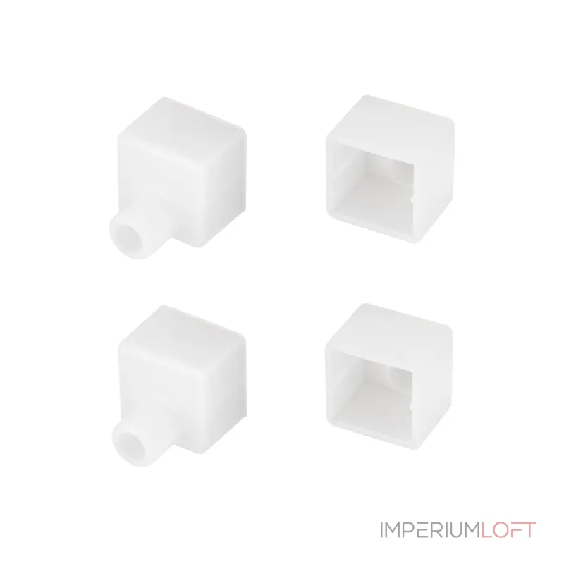 Arlight Заглушка WPH-FLEX-1616 WHITE с отверстием 040863