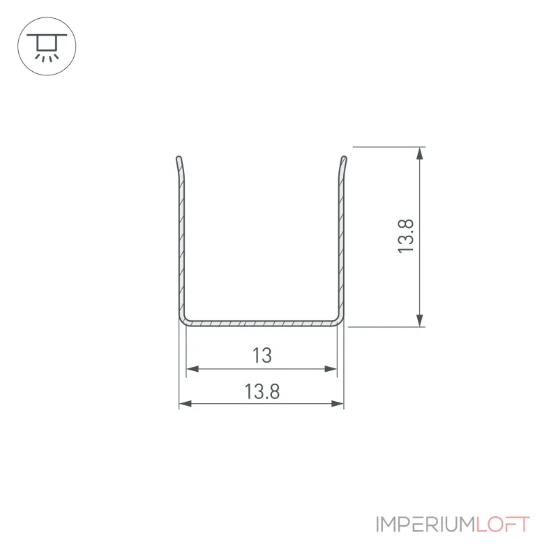 Arlight Профиль гибкий ARL-MOONLIGHT-1213-2x500 ANOD Алюминий 029419 Arlight Профиль гибкий ARL-MOONLIGHT-1213-2x500 ANOD Алюминий 029419
