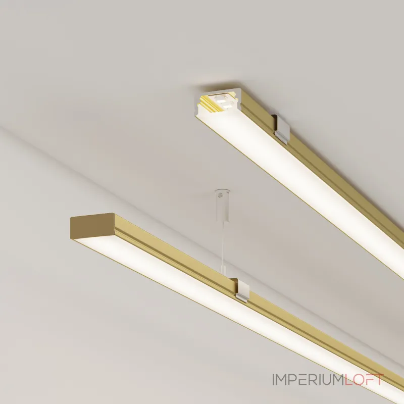 Arlight Профиль LINE-1708-2000 ANOD GOLD Алюминий 039987