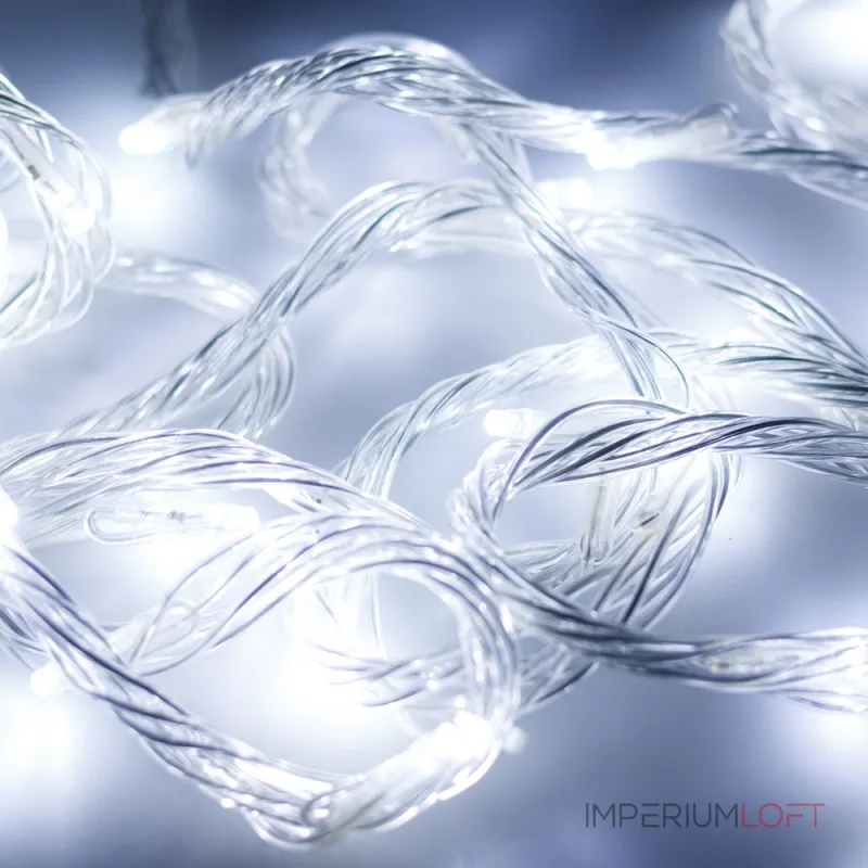 Arlight Светодиодная гирлянда ARD-STRING-HOME-10000-CLEAR-99LED-RUN WHITE 230В 10.5Вт Ardecoled IP20 025915