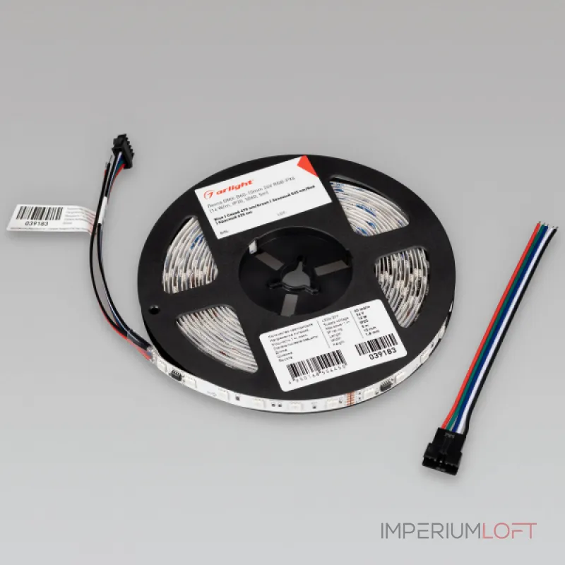 Arlight Лента DMX-B60-10mm 24В RGB-PX6 14 В/м IP20 5060 5м 039183