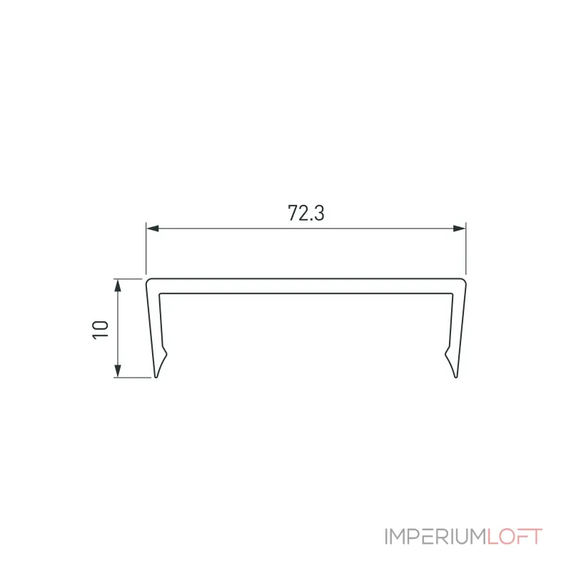 Экран S2-LINIA69-F-2500 OPAL Arlight 029672 Экран S2-LINIA69-F-2500 OPAL Arlight 029672