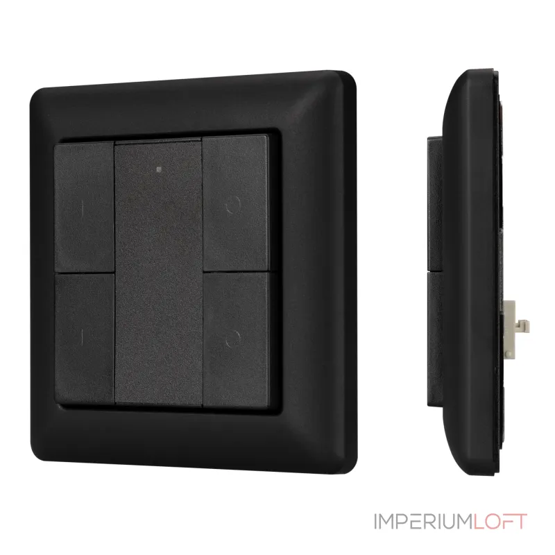 Arlight INTELLIGENT Панель DALI-223-2G-DIM-IN-BLACK BUS INTELLIGENT 031101