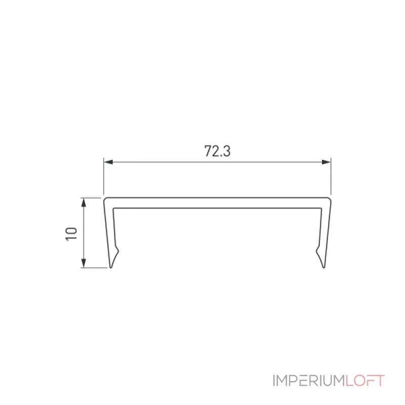 Экран S2-LINIA69-F-2500 OPAL Arlight 029672 Экран S2-LINIA69-F-2500 OPAL Arlight 029672